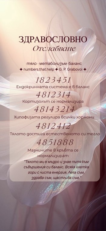 Flower of Abundance дизайн